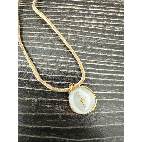 NWT Littles by Leslie Curtis Aurora Lightening Bolt Necklace - Picture 4 of 5